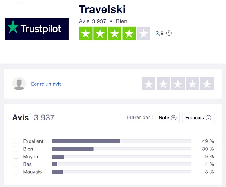 avis-client-travelski-trustpilot